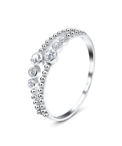 CZ Silver Ring NSR-2414